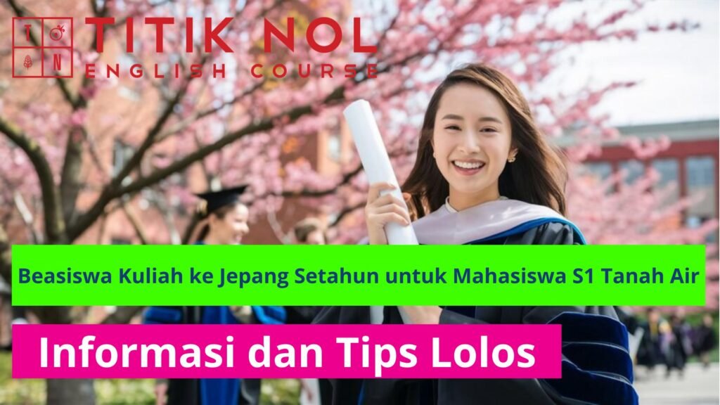 Beasiswa Kuliah ke Jepang Setahun