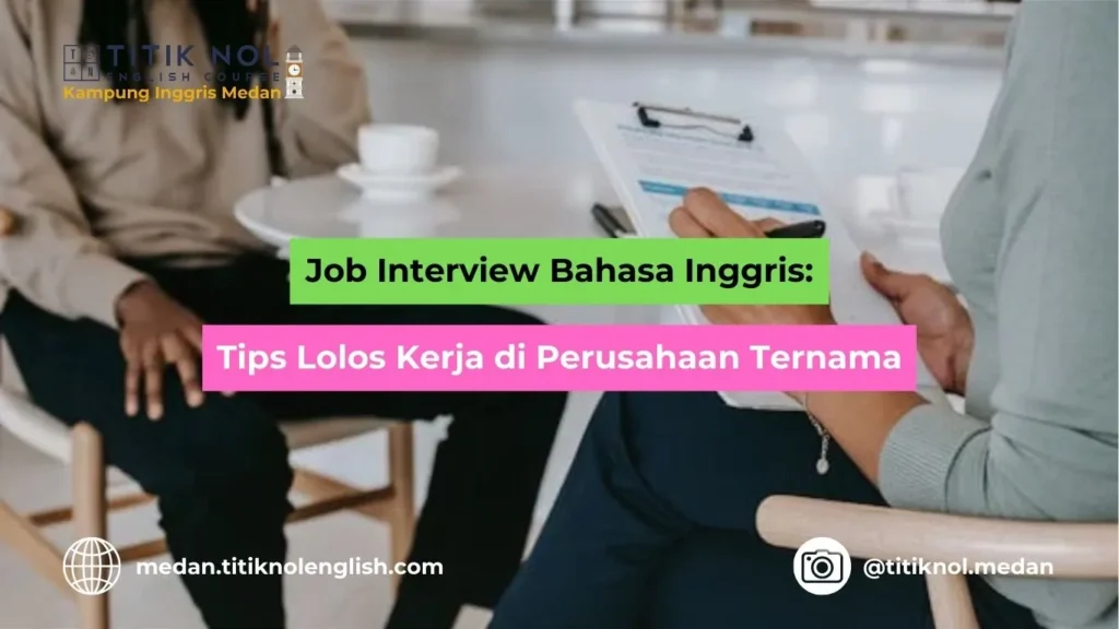 Job Interview Bahasa Inggris