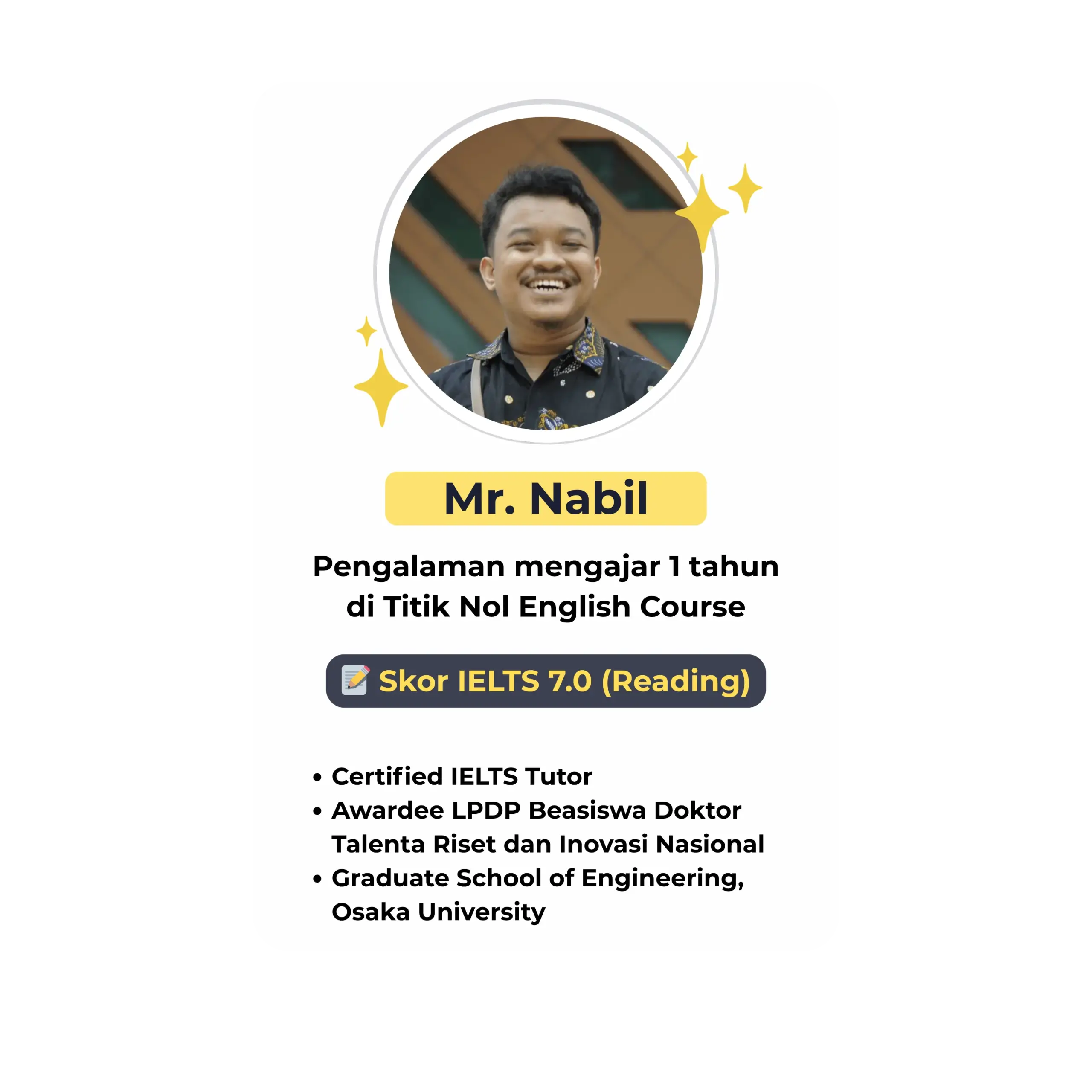 Ilustrasi Tutor Speaking Offline Medan